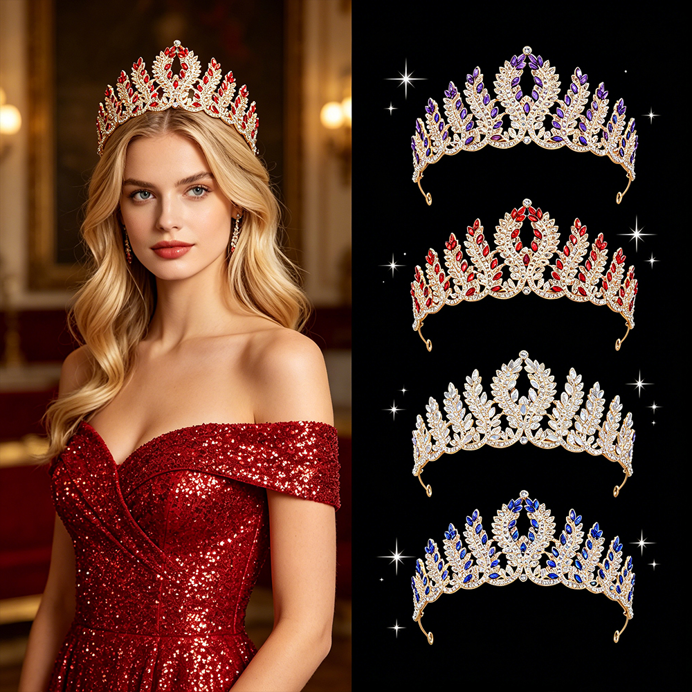 Women'S Fashion Headbands - Fashion Baroque Bridal Tiara Sparkling Rhinestone