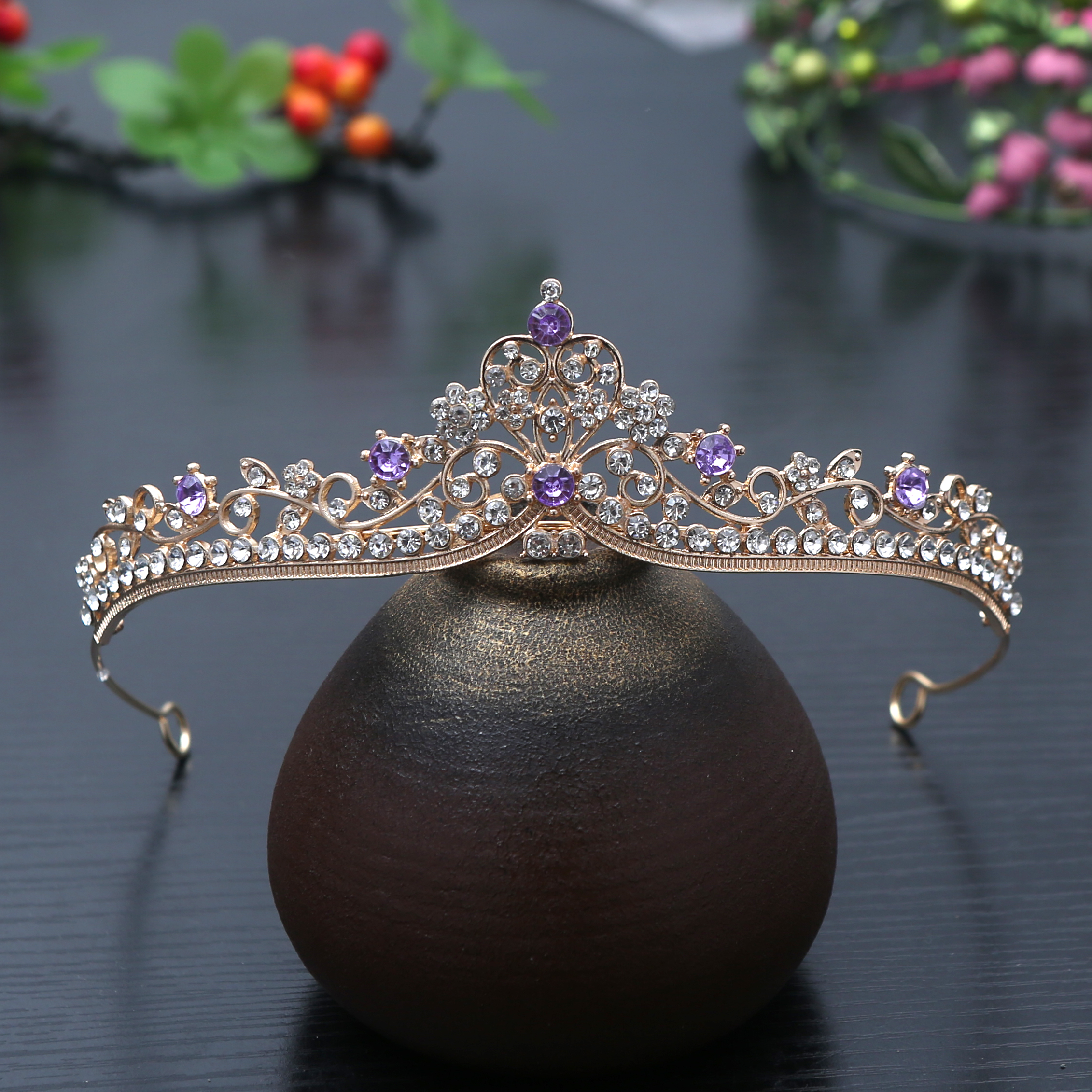 Women'S Fashion Headbands - 1pc Exquisite Fashion Princess Crystal Hair