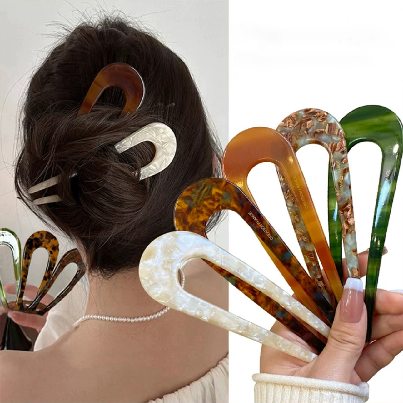 Women'S Fashion Headbands - 1 Randomly French Styles Hair Forks