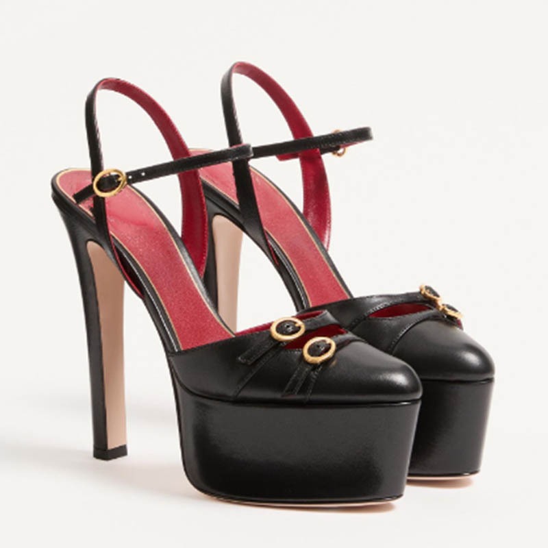 Women Fashion Outfits - French Style Luxury High-heeled High-heeled Shoes