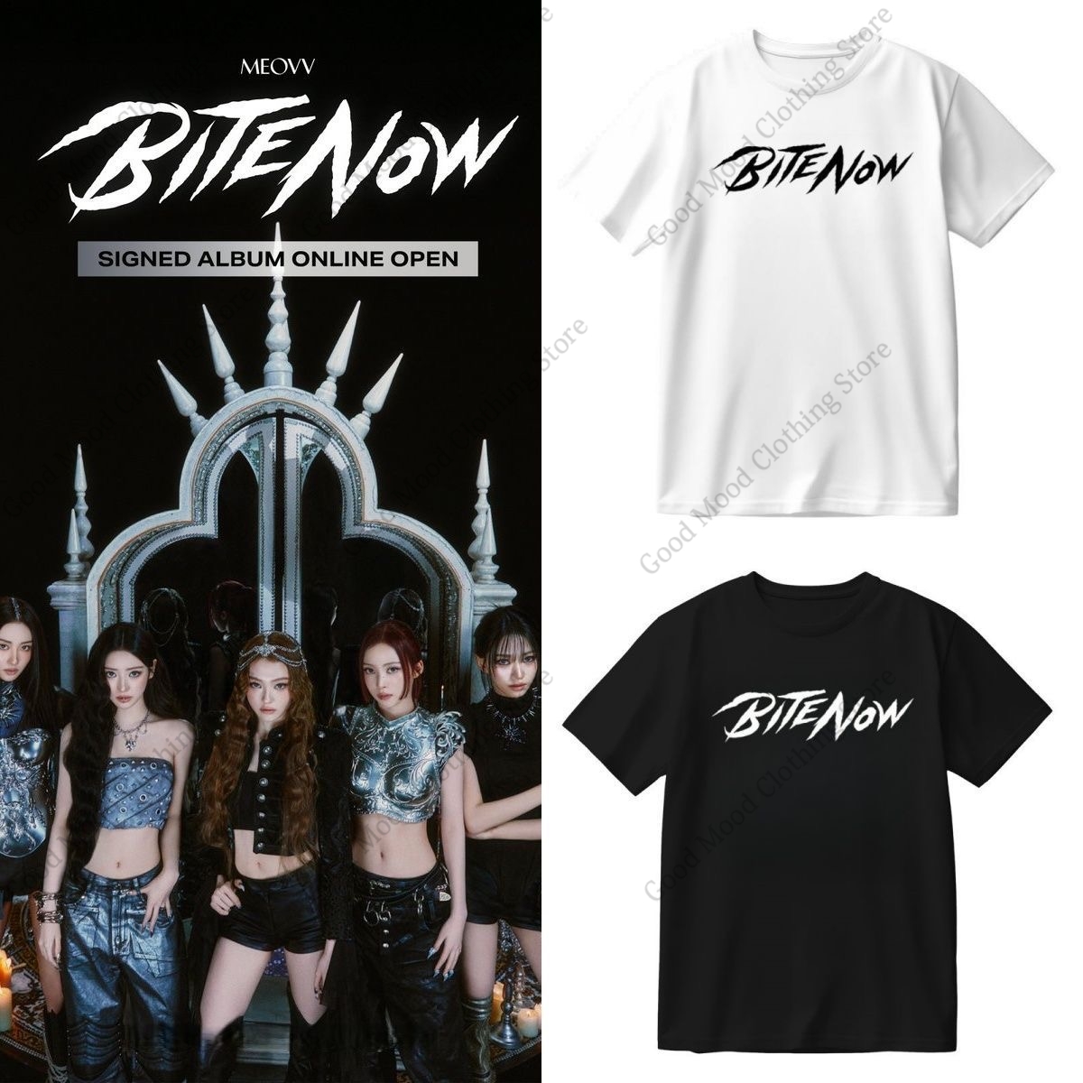 Women Fashion Now - MEOVV BITE NOW T Shirt Kpop