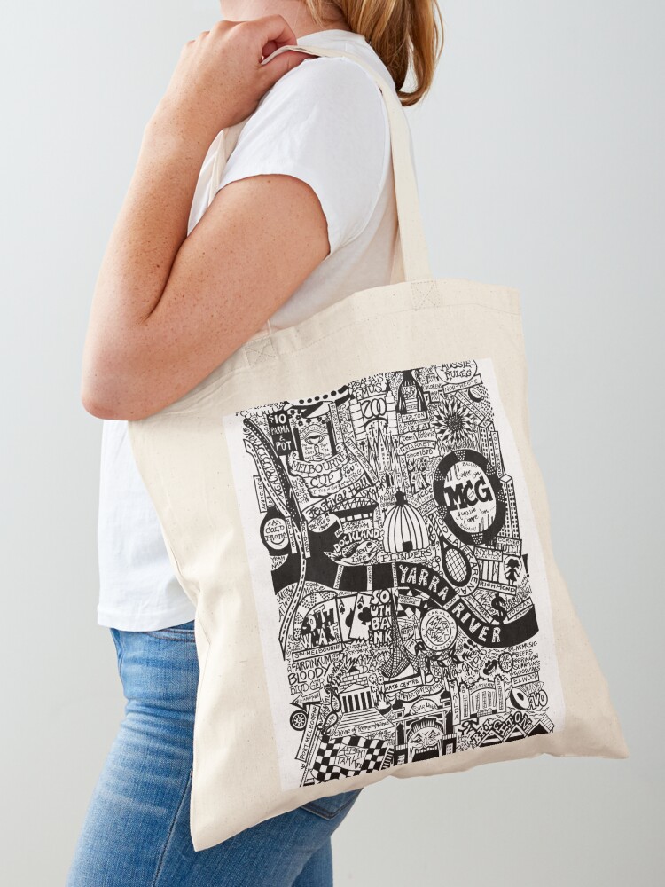 Women'S Fashion Melbourne - MELBOURNE ART SOUVENIRS Tote Bag Women's