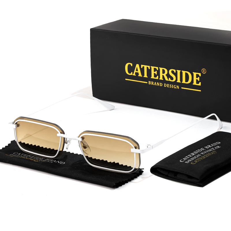 Women And Men Fashion - CATERSIDE Retro Punk Sunglasses Men's Fashion