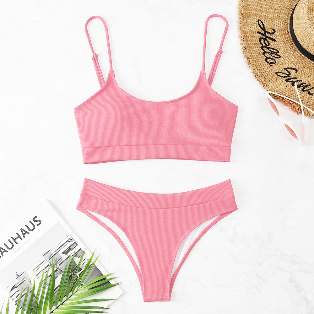 Shoulder swimsuit women's sexy - Tie Dye Two Piece ulasan dan harga