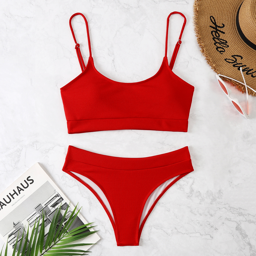 Shoulder swimsuit women's sexy - Tie Dye Two Piece ulasan dan harga
