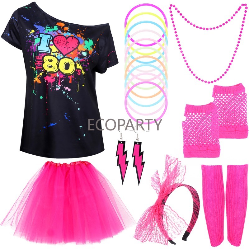 80s Fancy Dress Accessories Wo - Women'S Fashion From The 80S ulasan dan harga