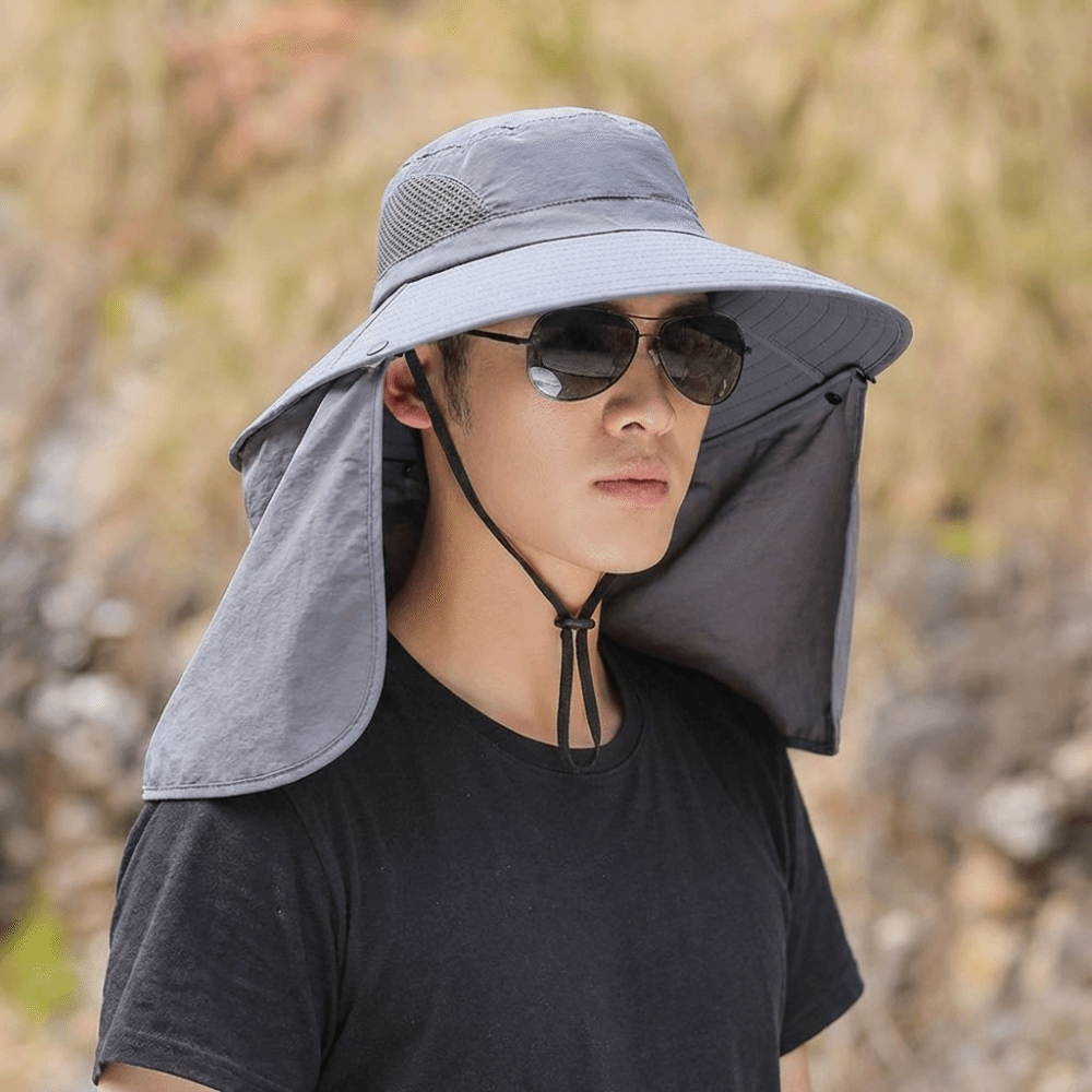 Fashion Cloth Men Sun Hat Big  - Women'S Fashion Visor ulasan dan harga