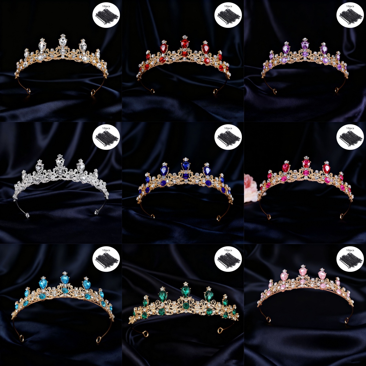 Bridal Tiara Vintage Scroll Rh - Women'S Fashion Headbands ulasan dan harga