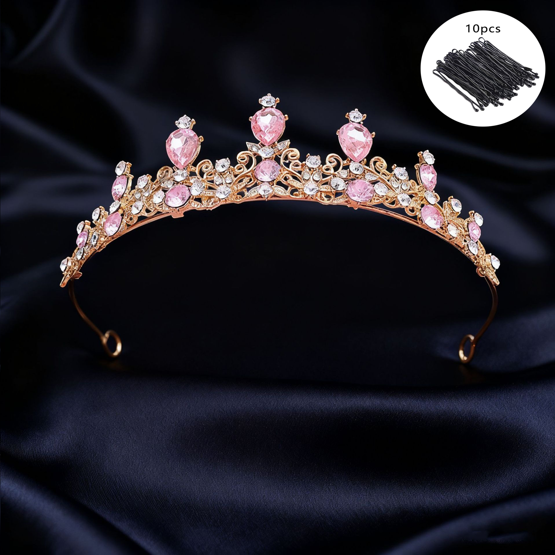 Bridal Tiara Vintage Scroll Rh - Women'S Fashion Headbands ulasan dan harga