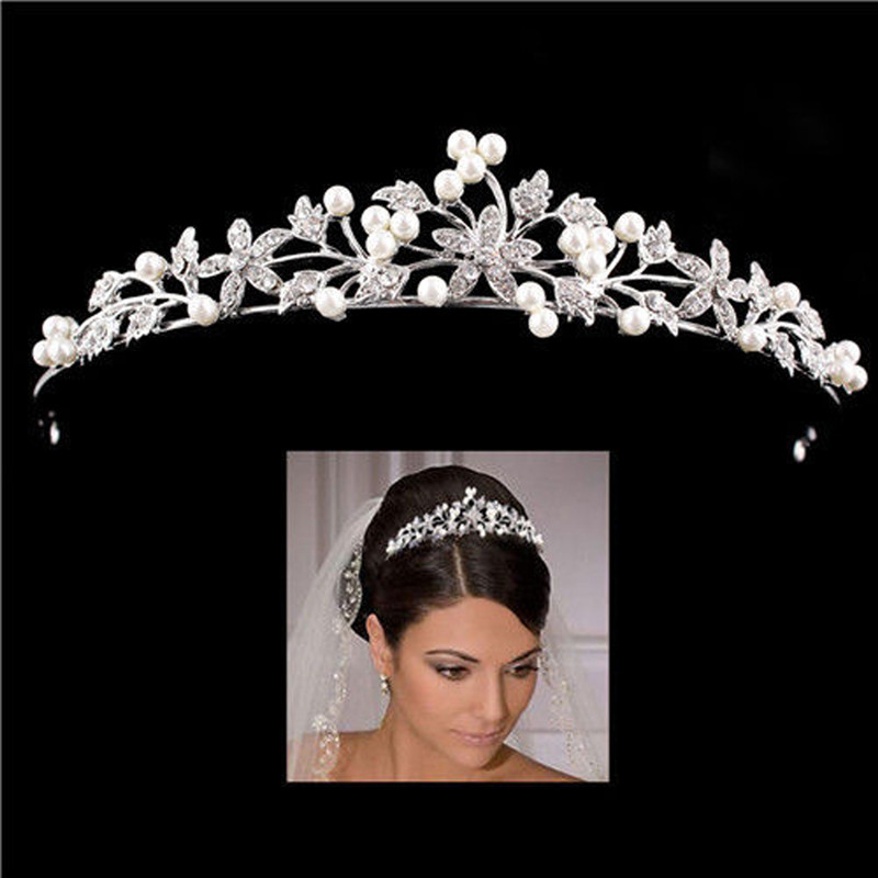 Crystal Wedding Bridal Tiara H - Women'S Fashion Headbands ulasan dan harga