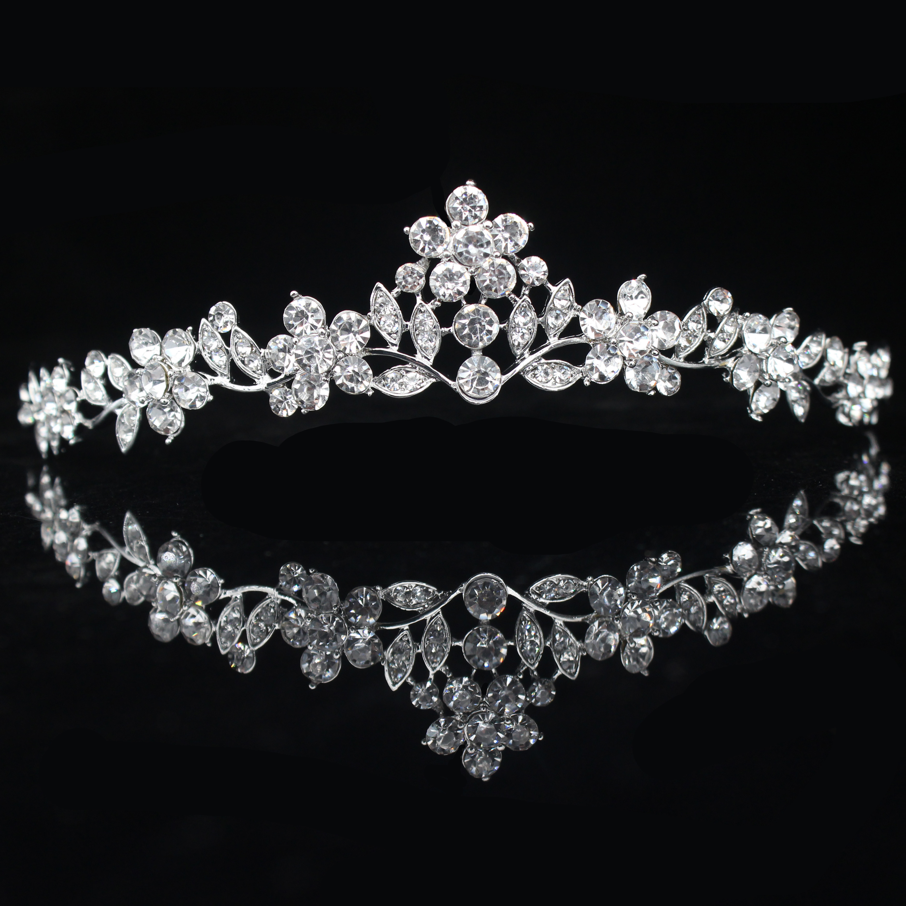 Crystal Wedding Bridal Tiara H - Women'S Fashion Headbands ulasan dan harga