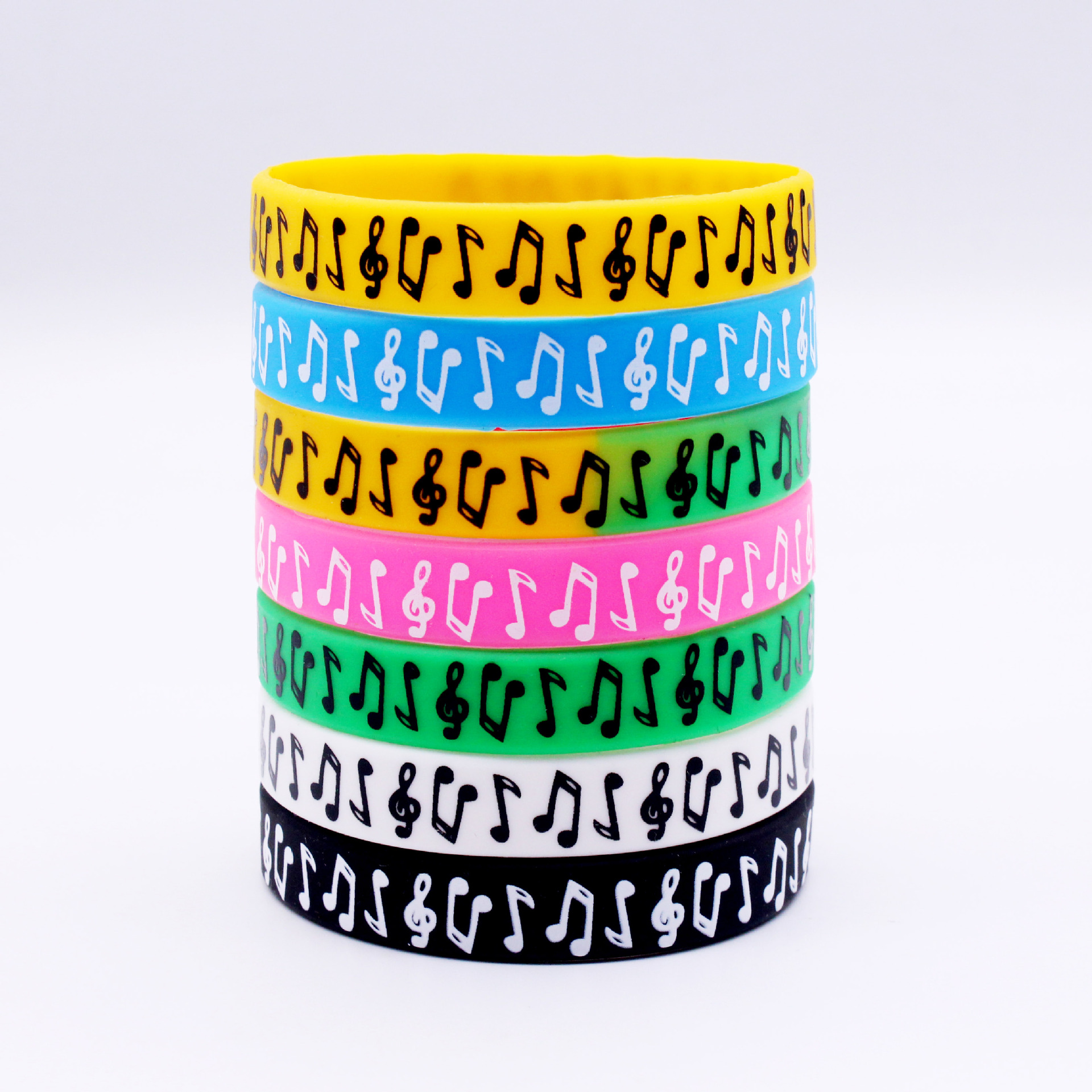 7PCS Music Note Silicone Brace - Women Fashion Now ulasan dan harga