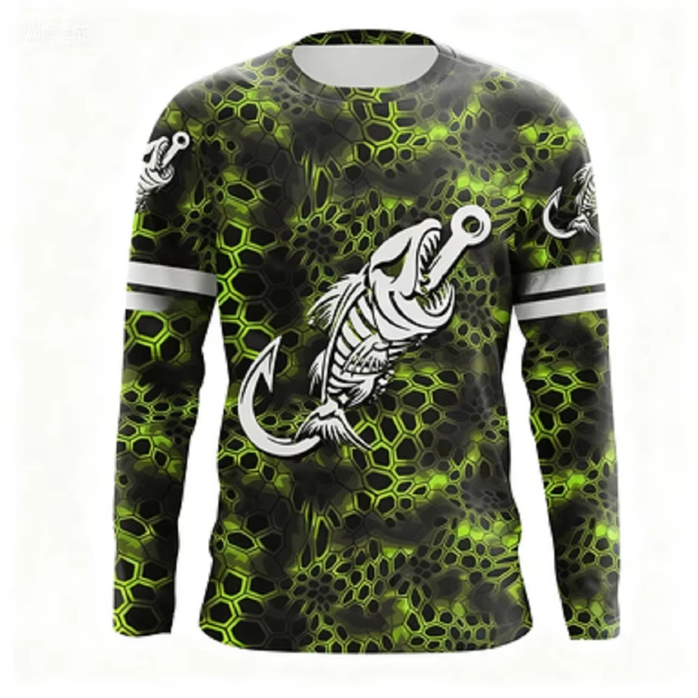 Fashionable Bass Pattern Crew  - Women And Men Fashion ulasan dan harga