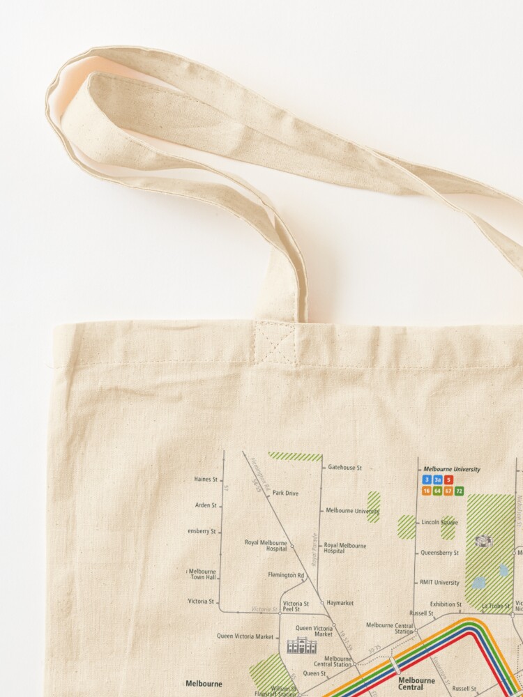 Melbourne City Rail Map Square - Women'S Fashion Melbourne ulasan dan harga