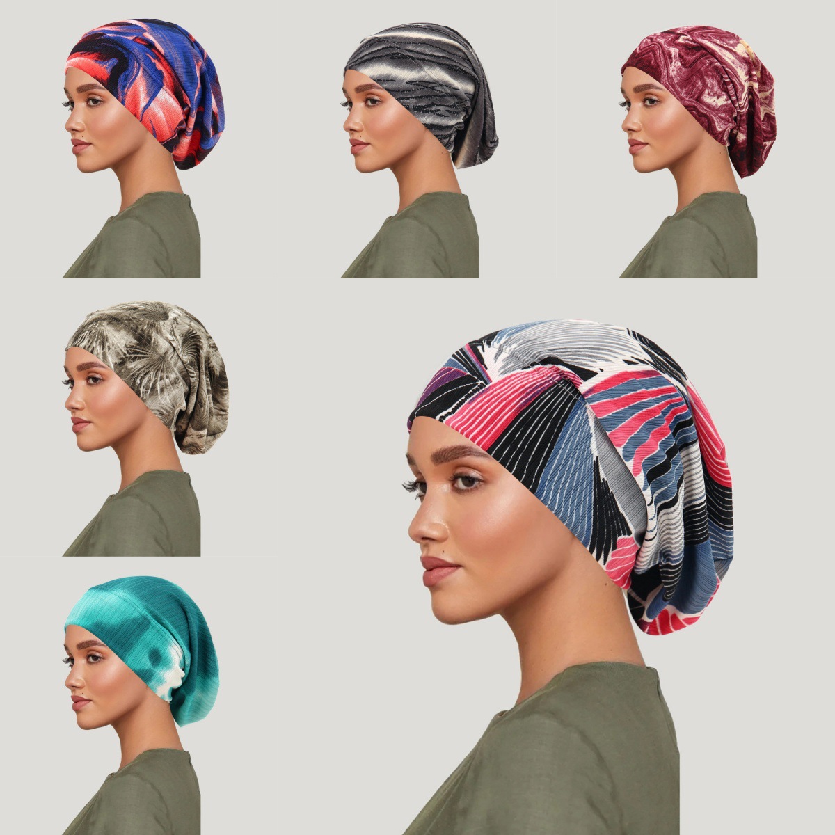 2026 New Tie-dye Hair Cover Ca - Women'S Fashion Visor ulasan dan harga