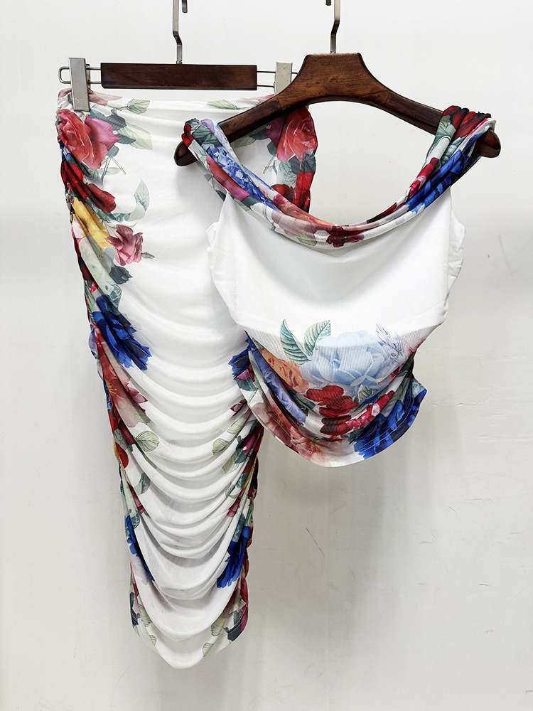 2026 Women Summer Sexy Straple - Tie Dye Two Piece ulasan dan harga