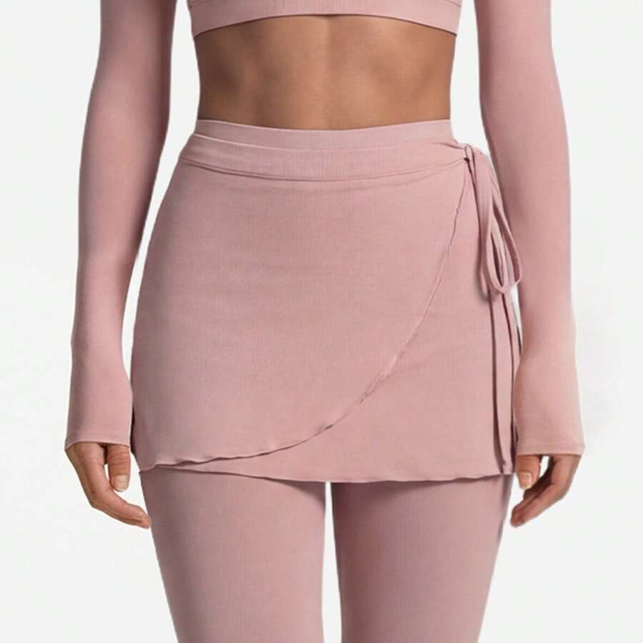 Womens 3-Piece Yoga Set: V-Nec - High Waist Leggings ulasan dan harga