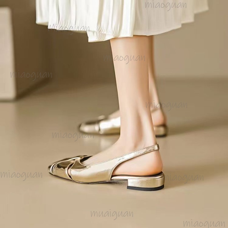 Cover Toe Low Heel Pumps Women - Women'S Fashion Walking Shoes ulasan dan harga