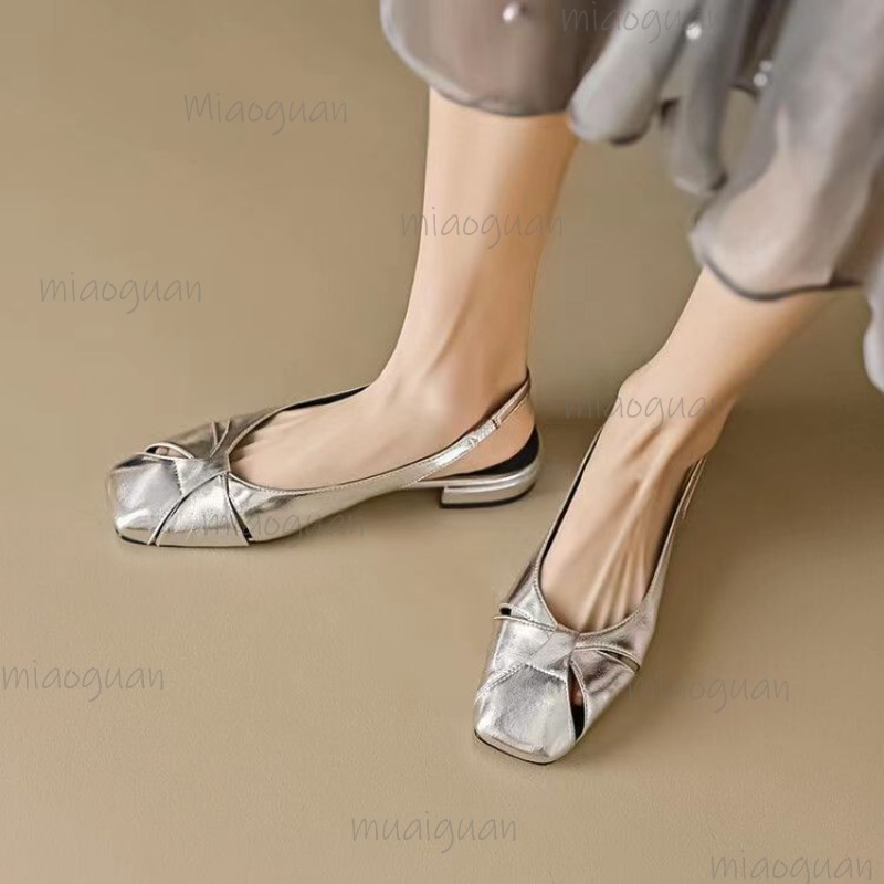 Cover Toe Low Heel Pumps Women - Women'S Fashion Walking Shoes ulasan dan harga