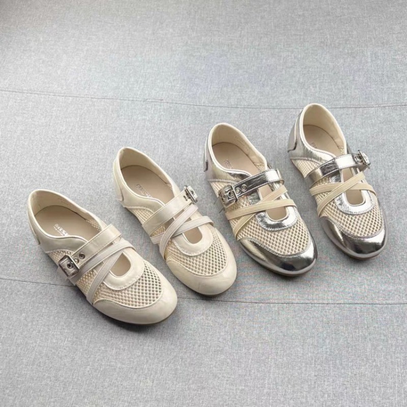 New Splicing Woven Hollow Snea - Women'S Fashion Walking Shoes ulasan dan harga