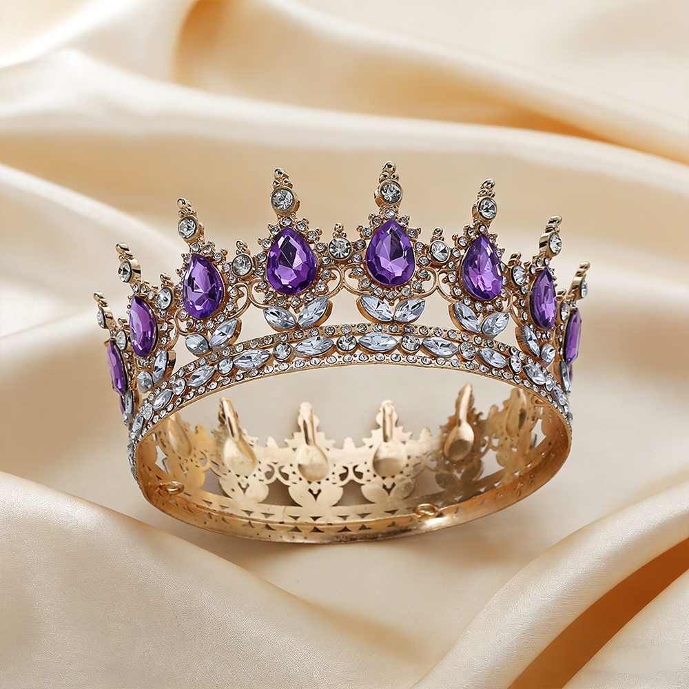 2Pcs Luxury Purple Amethyst Ba - Women'S Fashion Headbands ulasan dan harga