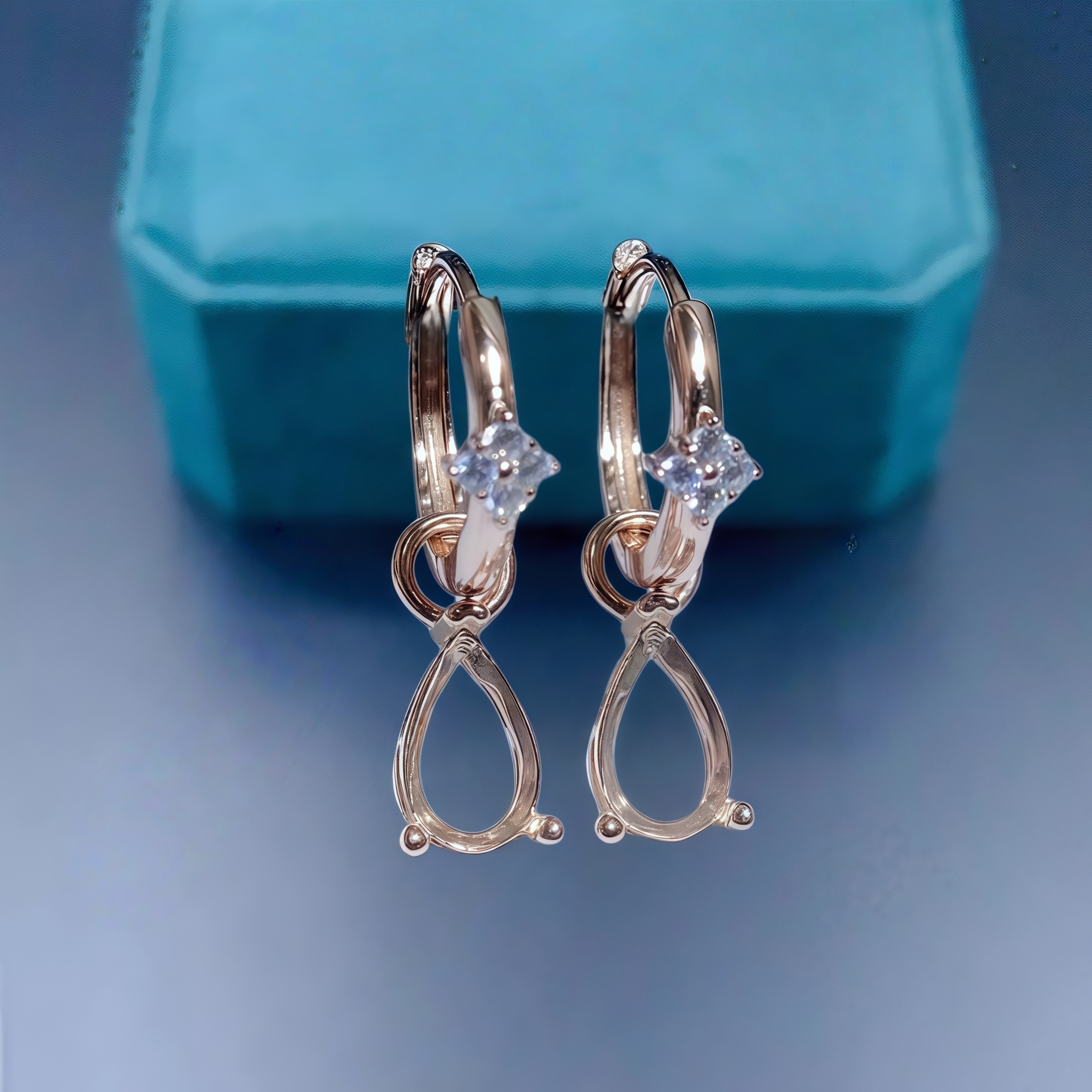 Fashion DIY Earrings Empty Hol - Women'S Fashion Earrings ulasan dan harga
