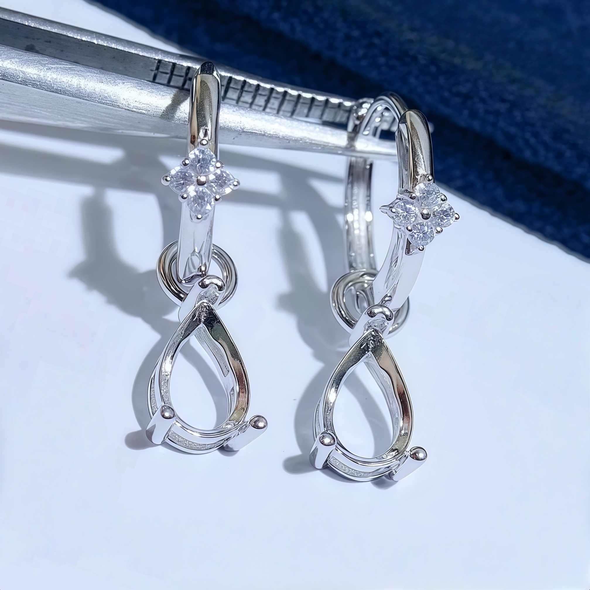 Fashion DIY Earrings Empty Hol - Women'S Fashion Earrings ulasan dan harga
