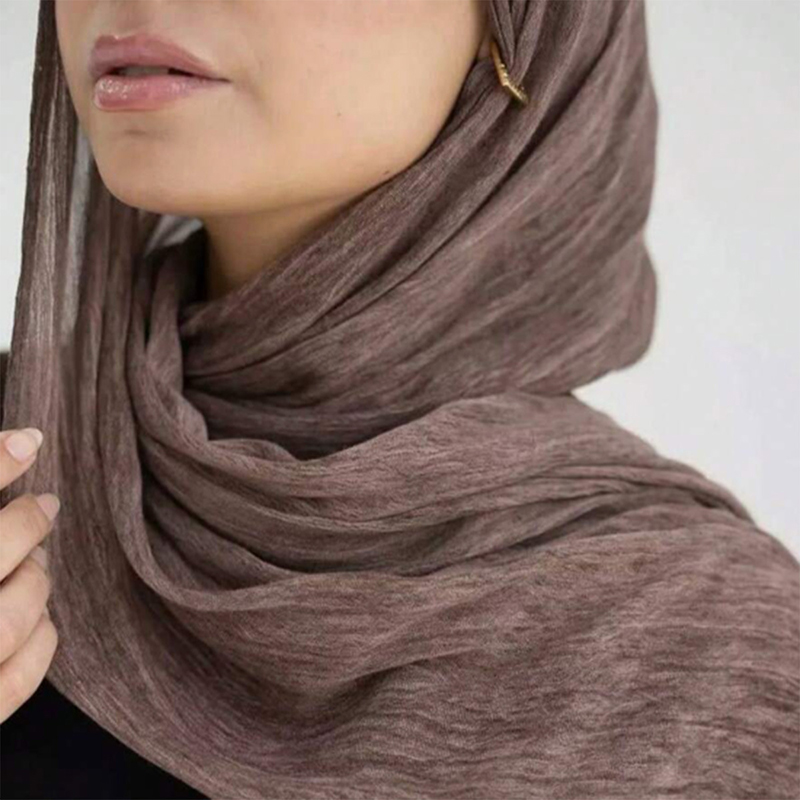 Fashion Crinkle Rayon Hijab Wo - Women'S Fashion Headbands ulasan dan harga