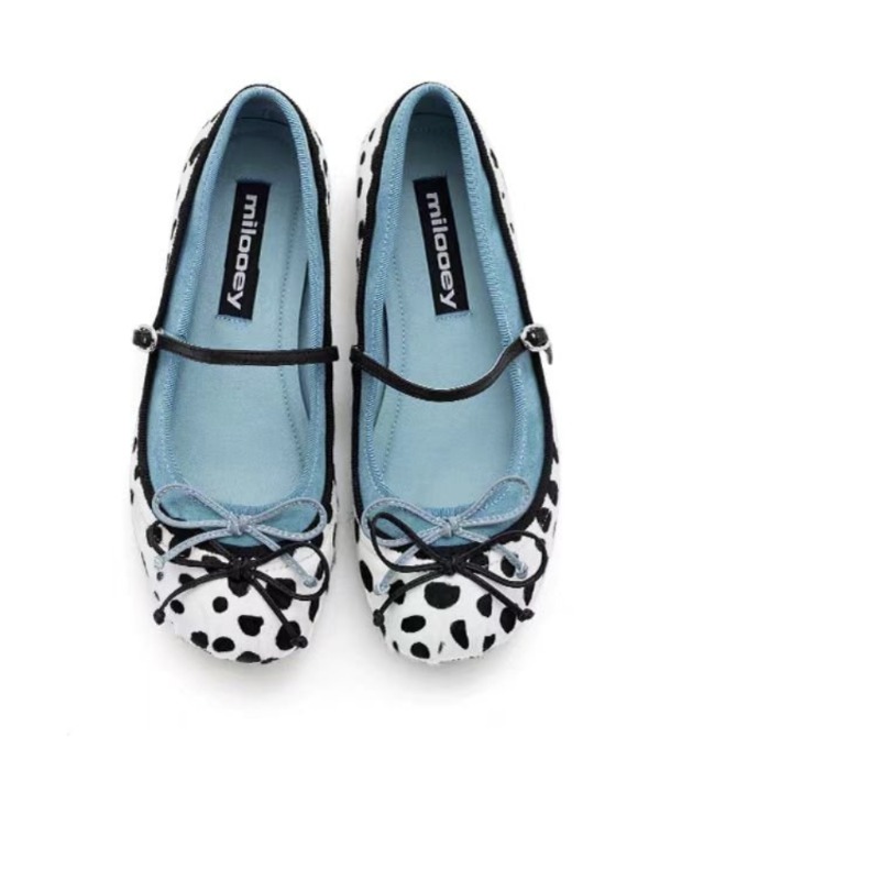 2026French Flat Bottomed Rotun - Women'S Fashion Walking Shoes ulasan dan harga