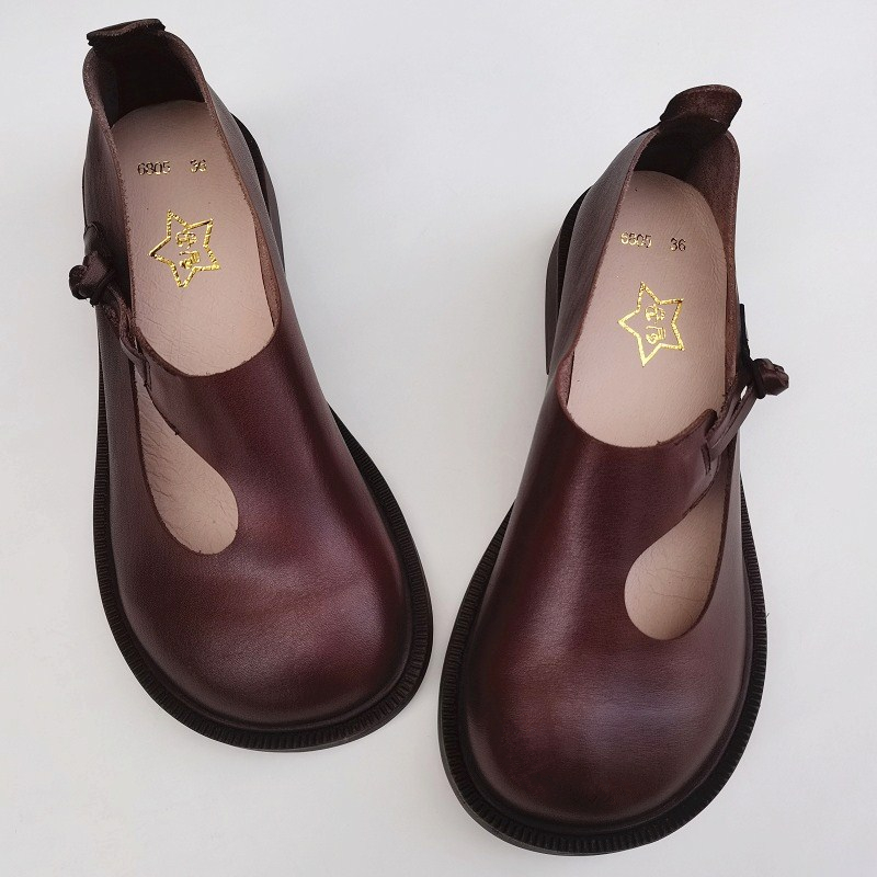 Careaymade-Genuine leather big - Women'S Fashion Walking Shoes ulasan dan harga