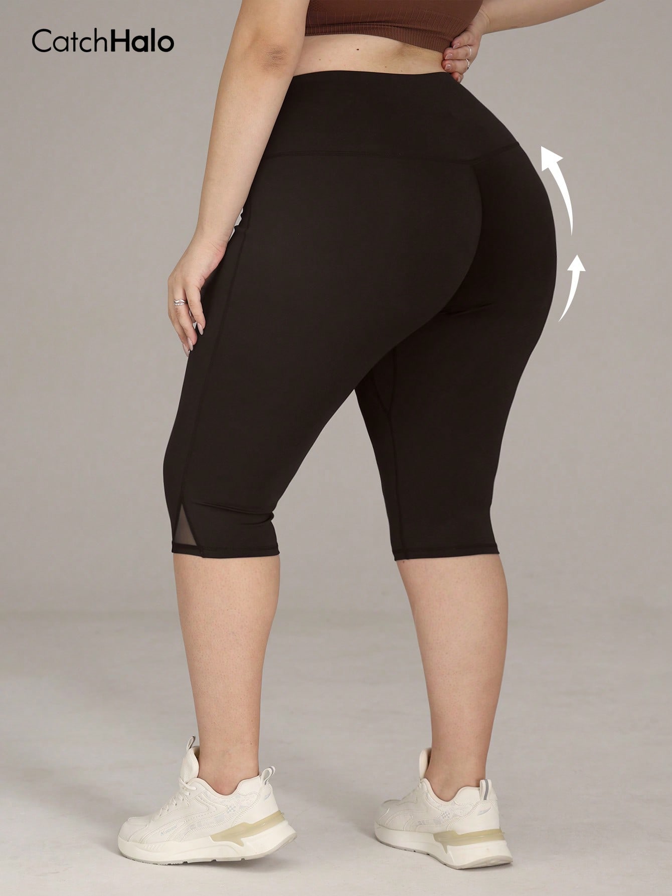 Plus Size Gym Leggings Women M - High Waist Leggings ulasan dan harga