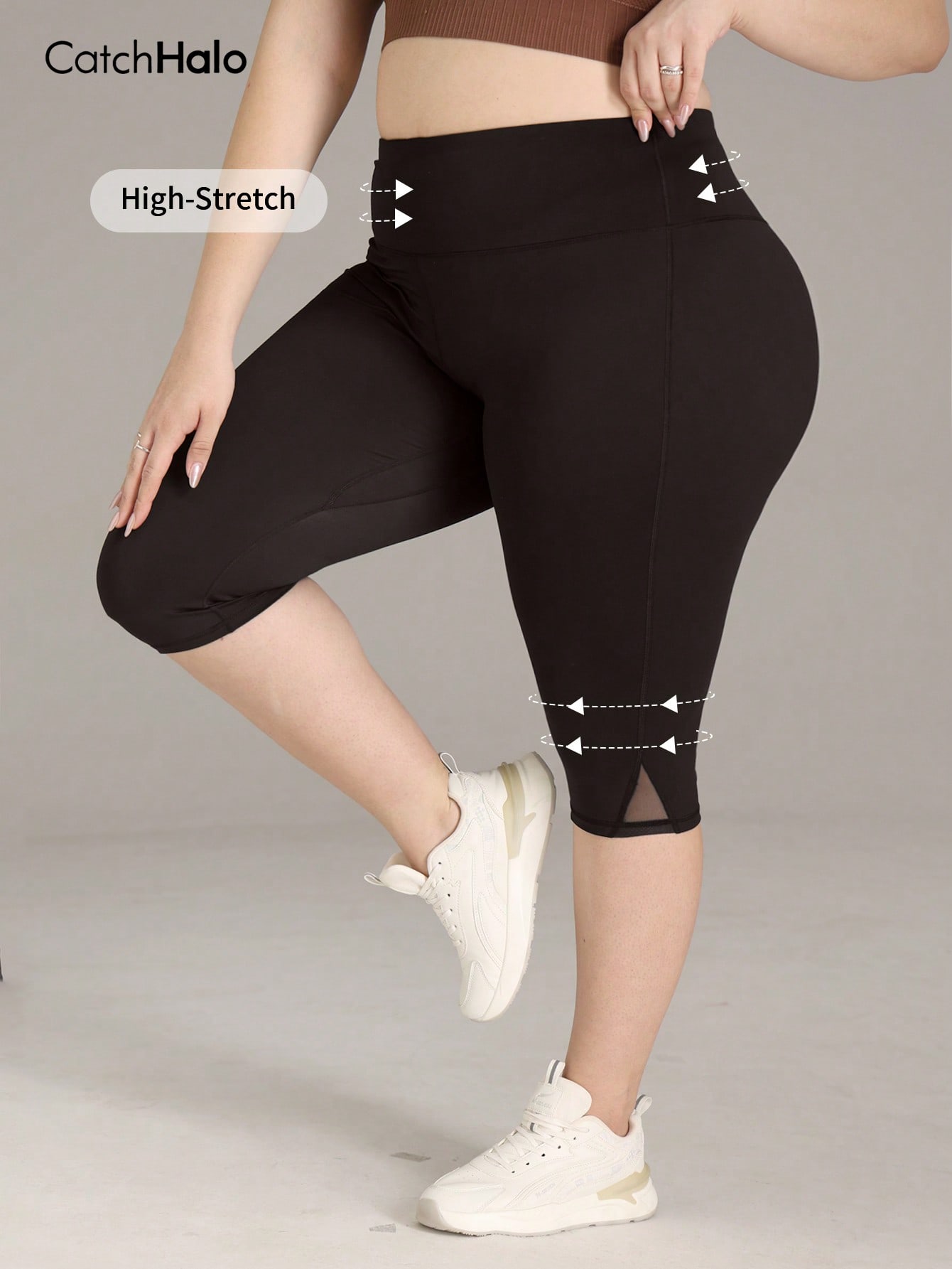 Plus Size Gym Leggings Women M - High Waist Leggings ulasan dan harga