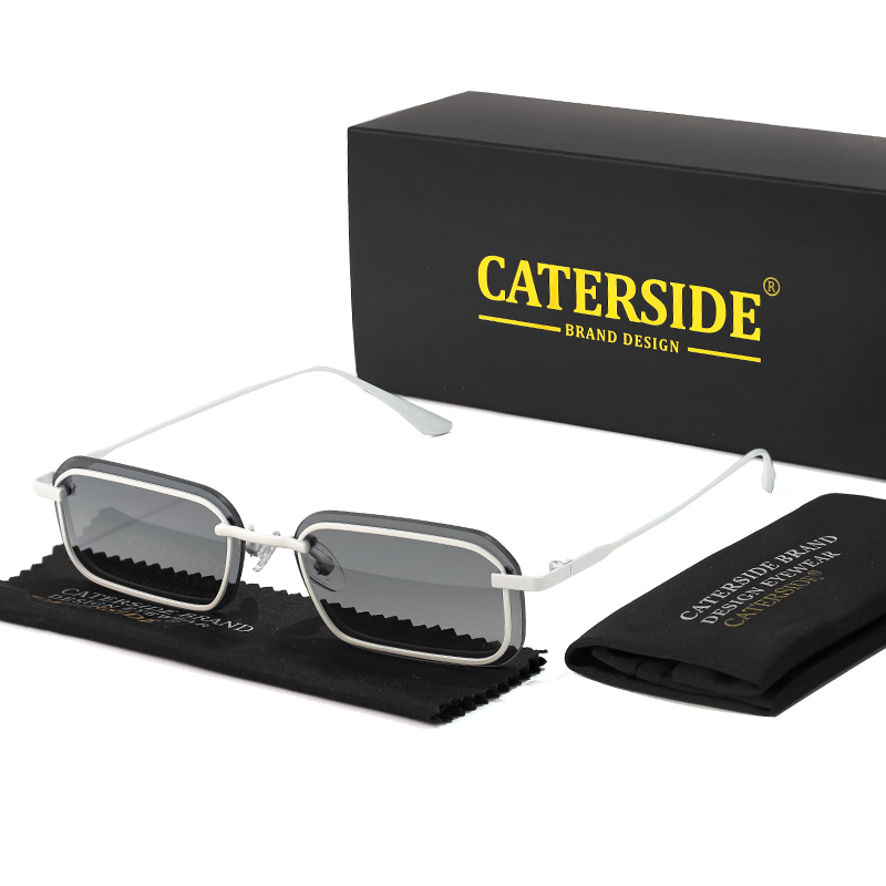 CATERSIDE Retro Punk Sunglasse - Women And Men Fashion ulasan dan harga