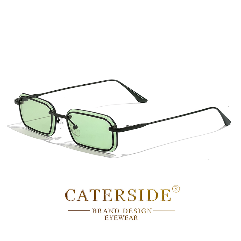 CATERSIDE Retro Punk Sunglasse - Women And Men Fashion ulasan dan harga