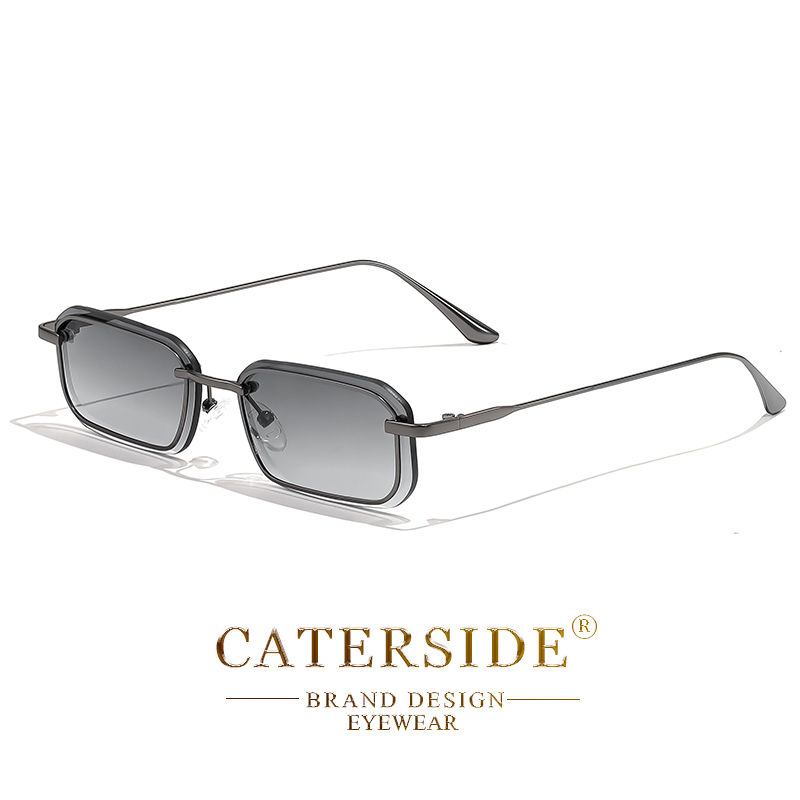 CATERSIDE Retro Punk Sunglasse - Women And Men Fashion ulasan dan harga