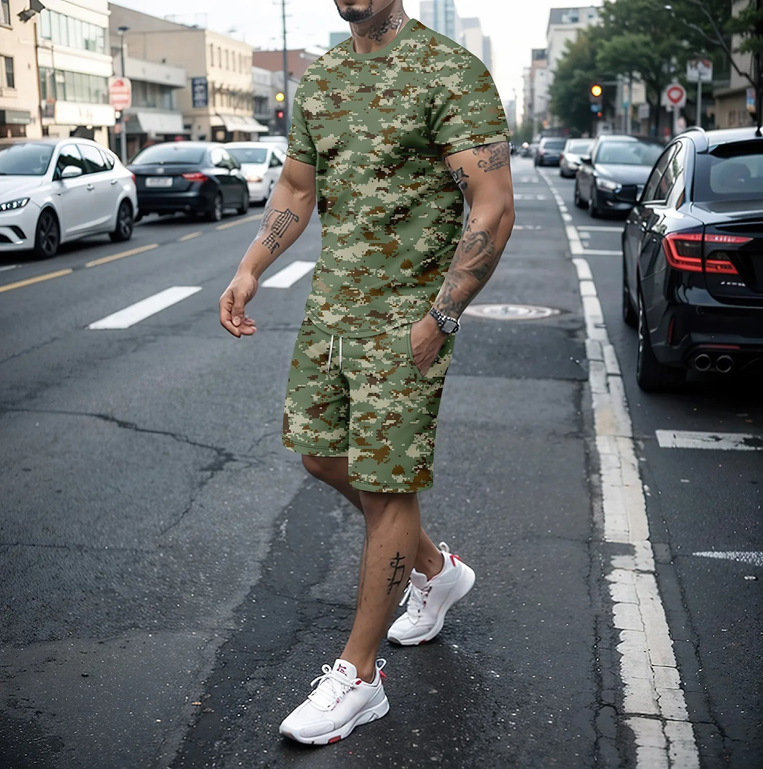 Camouflage Outdoor Tracksuits  - Women And Men Fashion ulasan dan harga