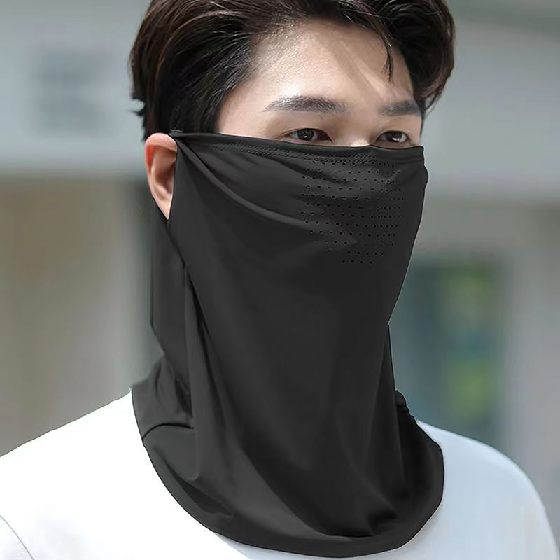 Ice Silk Sunscreen Mask With B - Women'S Fashion Visor ulasan dan harga