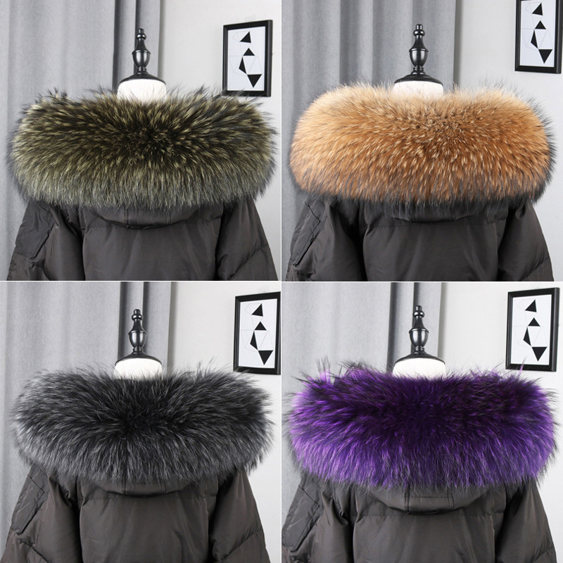 100% Real Fur Collar Coat Wint - Women'S Fashion Visor ulasan dan harga