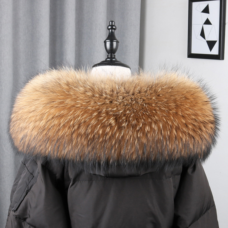 100% Real Fur Collar Coat Wint - Women'S Fashion Visor ulasan dan harga