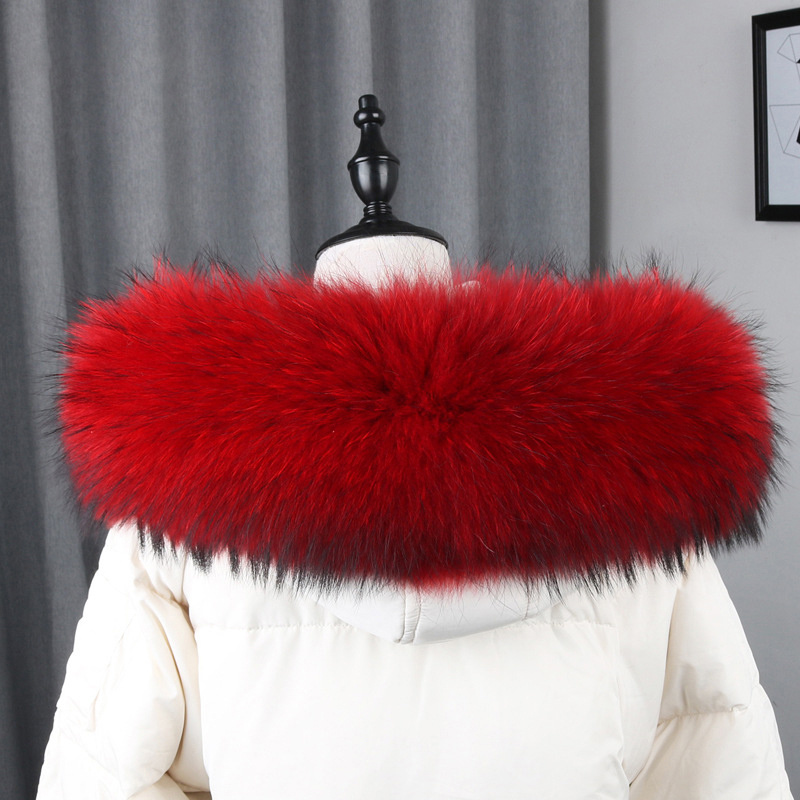 100% Real Fur Collar Coat Wint - Women'S Fashion Visor ulasan dan harga