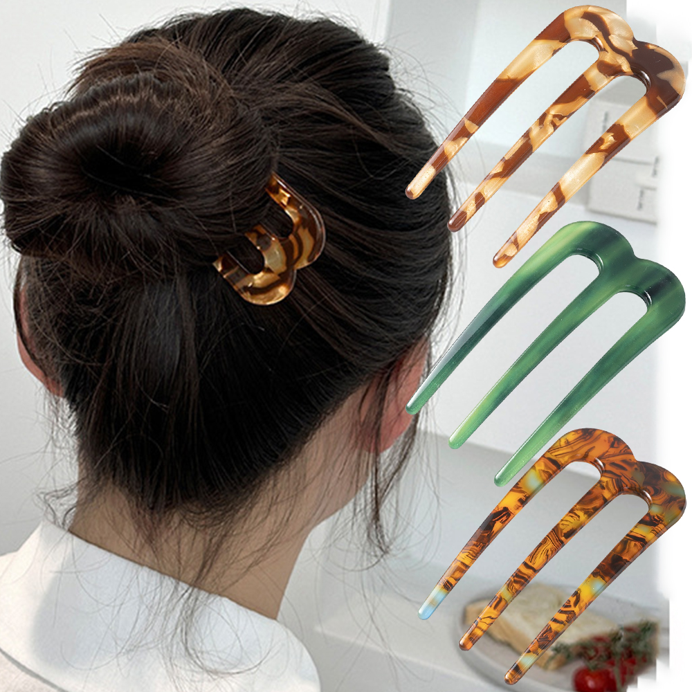 Acetic Acid Hair Forks Three T - Women'S Fashion Headbands ulasan dan harga