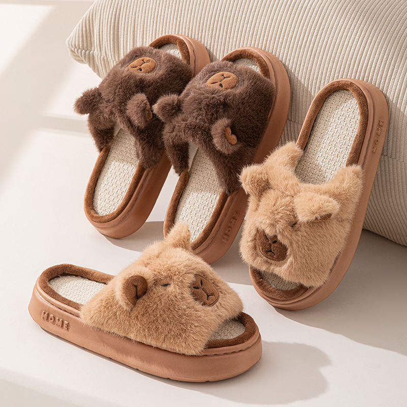 Hemp Cartoon Women's Slippers  - Women'S Fashion Walking Shoes ulasan dan harga
