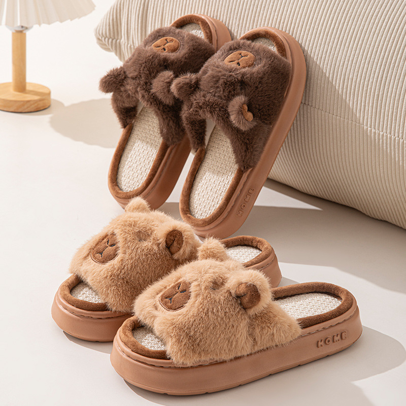Hemp Cartoon Women's Slippers  - Women'S Fashion Walking Shoes ulasan dan harga