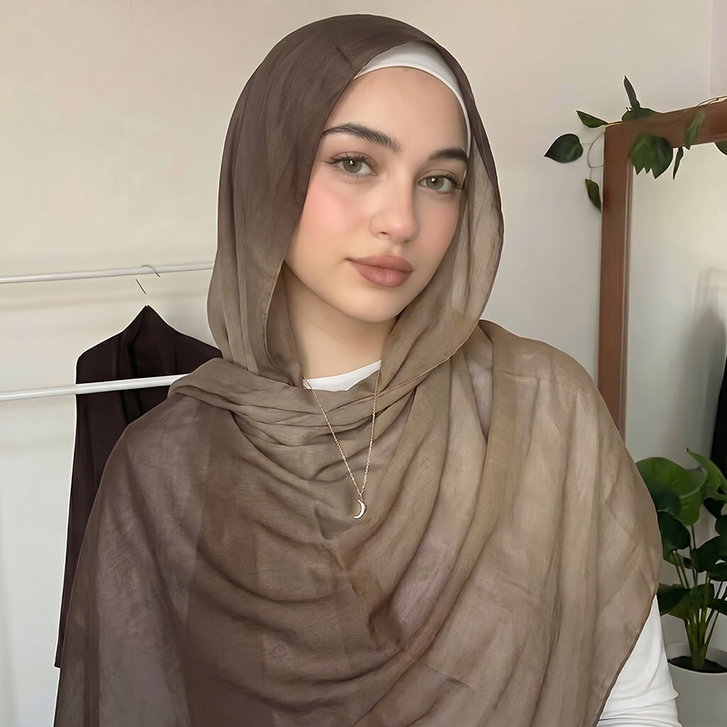 Fashion Muslim Hijab Ombre Sca - Women'S Fashion Headbands ulasan dan harga