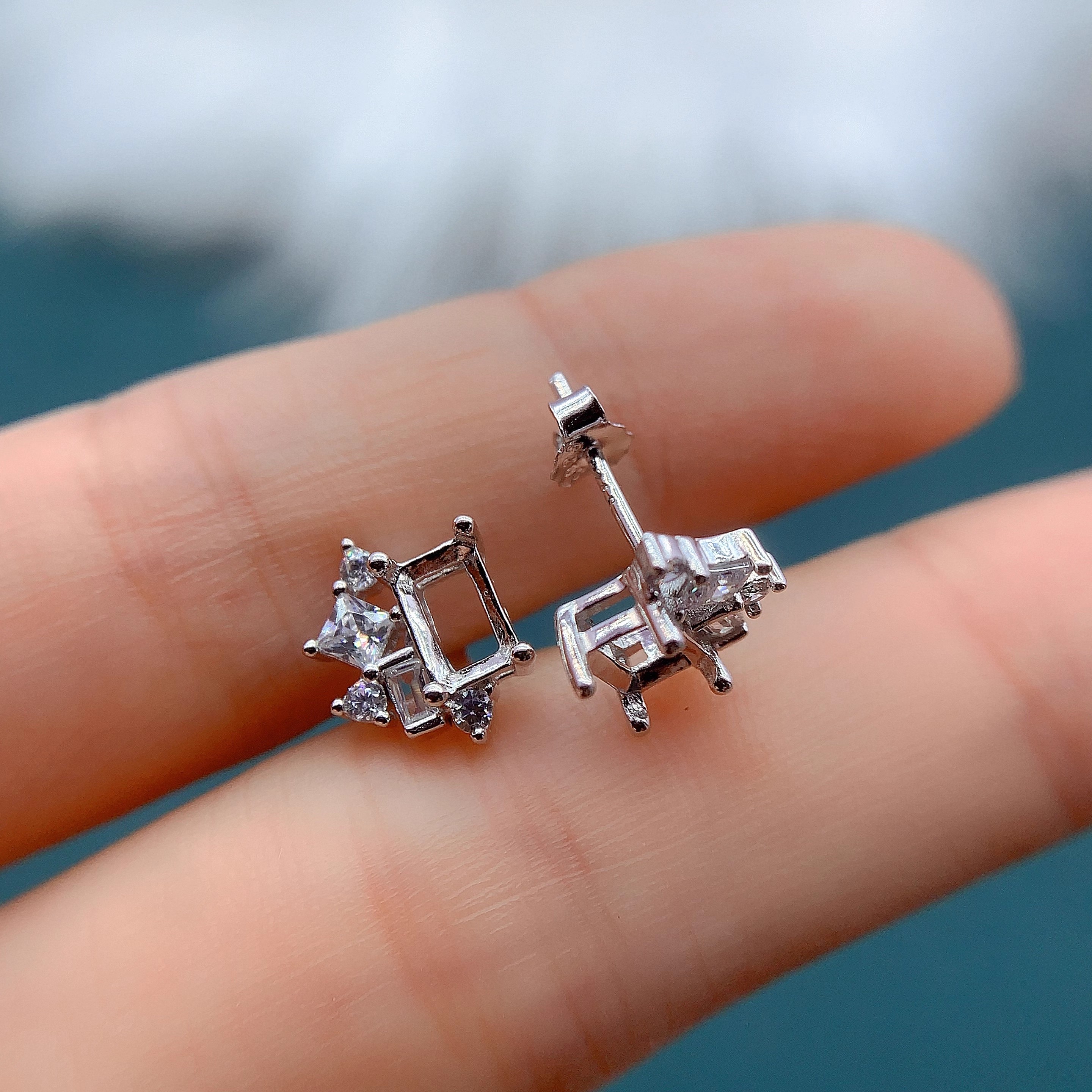Fashion DIY Earrings Empty Hol - Women'S Fashion Earrings ulasan dan harga
