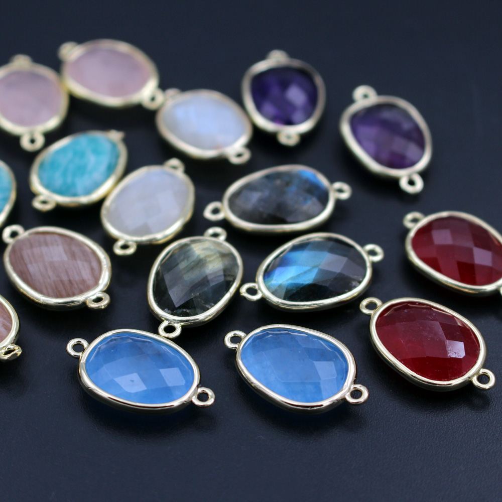 10pcs Fashion Faceted Natural  - Women'S Fashion Earrings ulasan dan harga