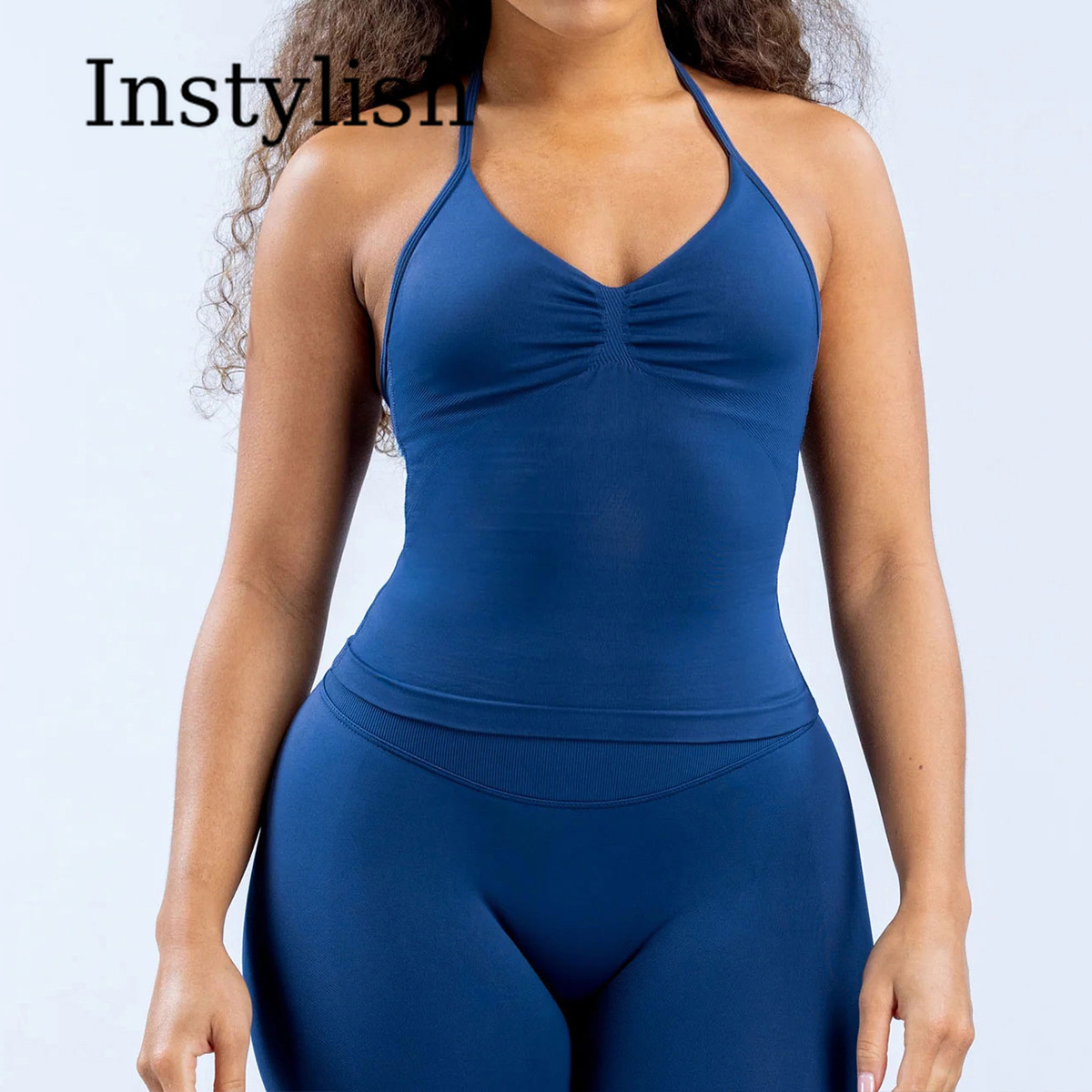 Women Seamless Yoga 2 Piece Se - High Waist Leggings ulasan dan harga