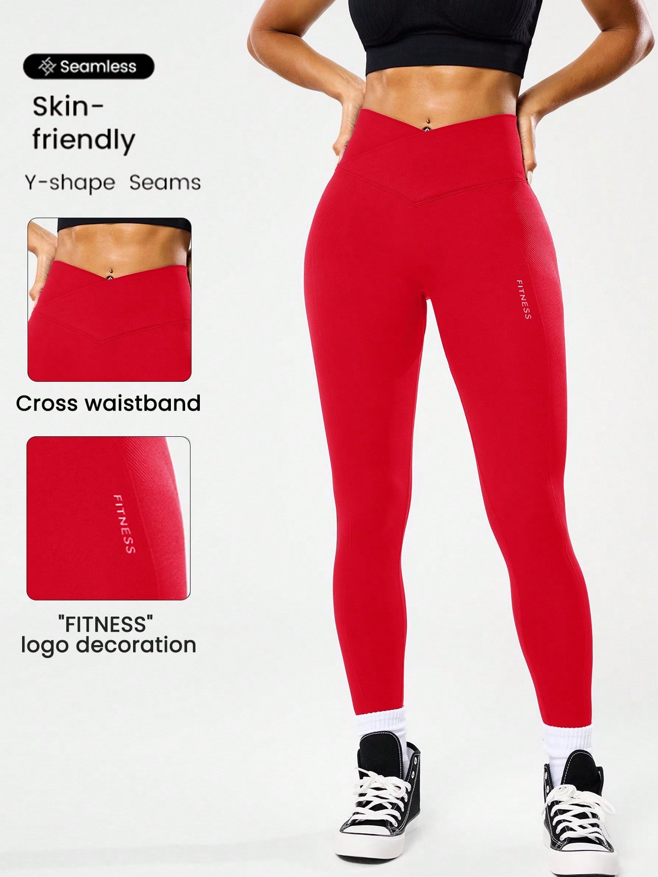 High-waisted seamless yoga leg - High Waist Leggings ulasan dan harga