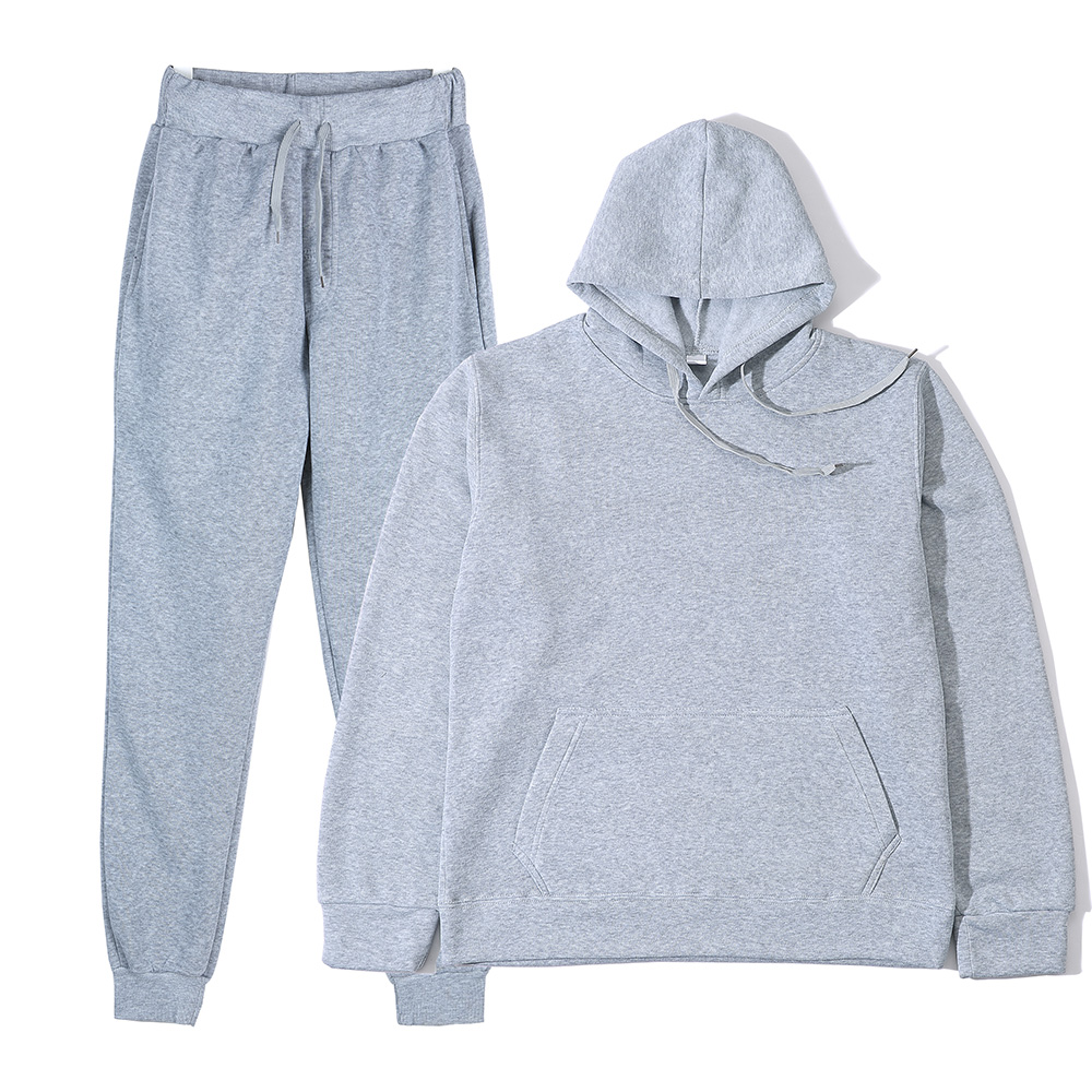 Unisex 2Pcs Sportswear Set Hoo - Women And Men Fashion ulasan dan harga