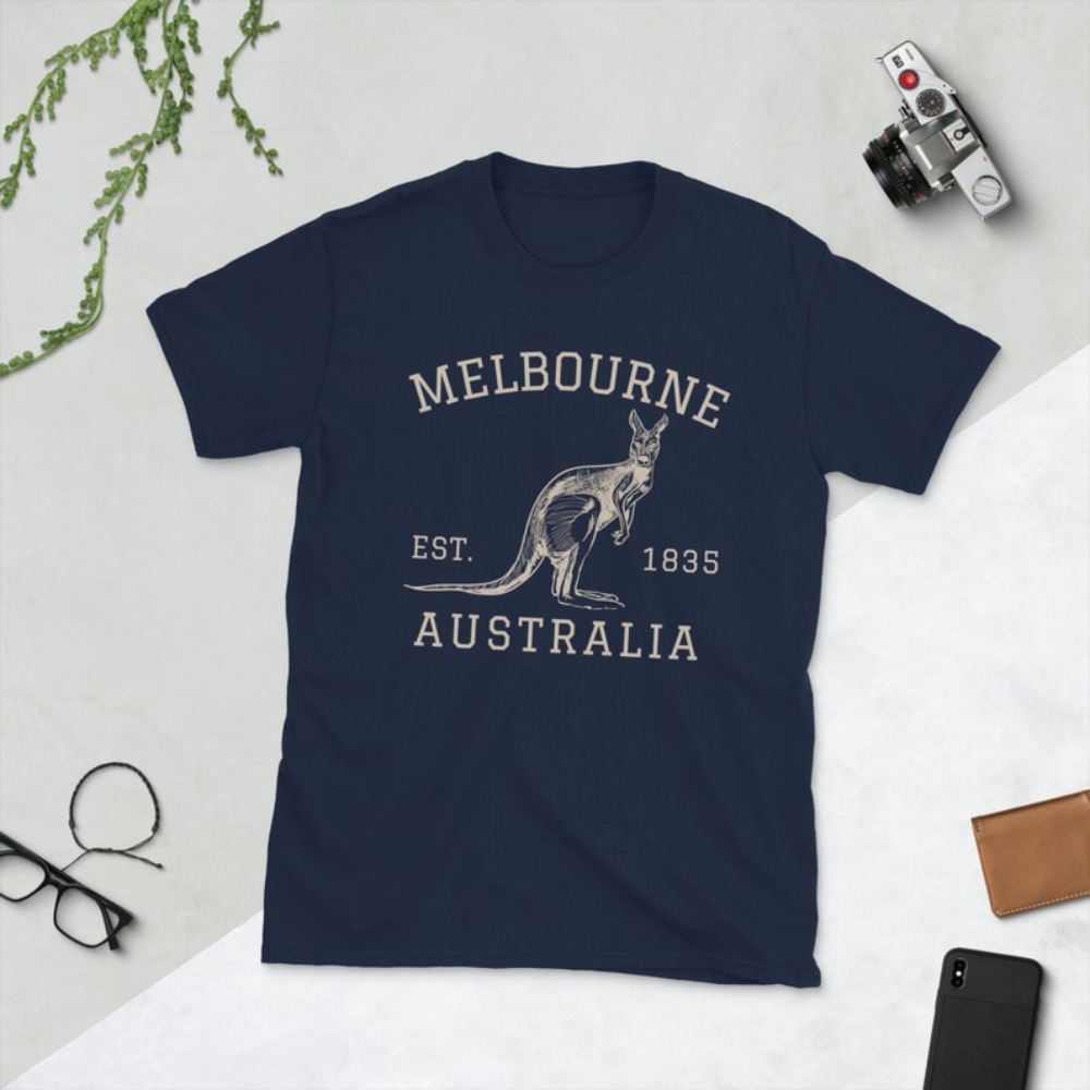 Melbourne Australia T-Shirt Au - Women'S Fashion Melbourne ulasan dan harga